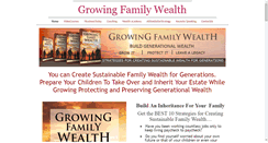 Desktop Screenshot of growingfamilywealth.com