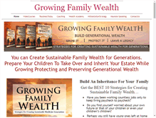 Tablet Screenshot of growingfamilywealth.com